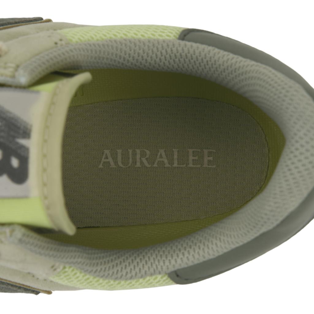 AURALEE x New Balance 475 Aloe Wash Beechnut Unisex Sneaker Yellow Lily-Pad U475AR