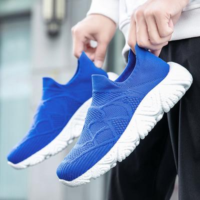 Breathable One-pedal Breathable Sneakers Socks Shoes Light and Comfortable Rebound Walking Shoes Commute Running