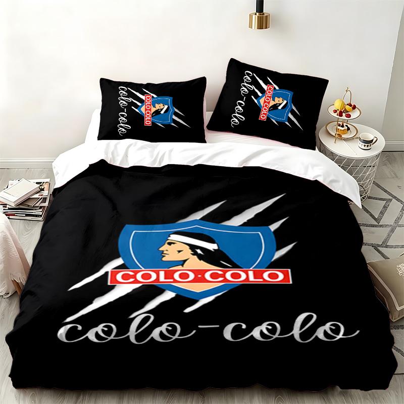 Colo colo 3pc set Perfect for bedroom use Comfortable bedding set includes a duvet cover and two pillowcases Ideal birthday or Christmas gift