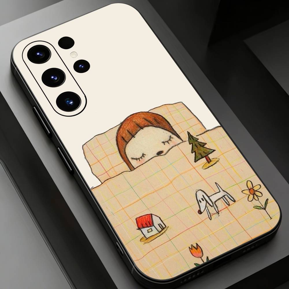 

Cute Y-Yoshitomo Nara Phone case for Samsung Galaxy S24,25,26,23 22,21,S20 Plus Ultra FE soft fundas cases Samsung S21plus