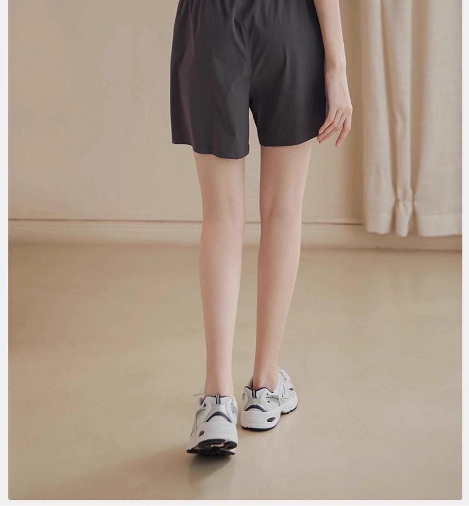 Women's Plus Size Quick Dry High Waist Sports Shorts - Summer Outerwear, Loose Fit, Running Capris.