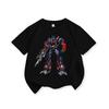 Summer Children's T-Shirt New Transformers Optimus Prime Print Parent-Child Casual Fashion