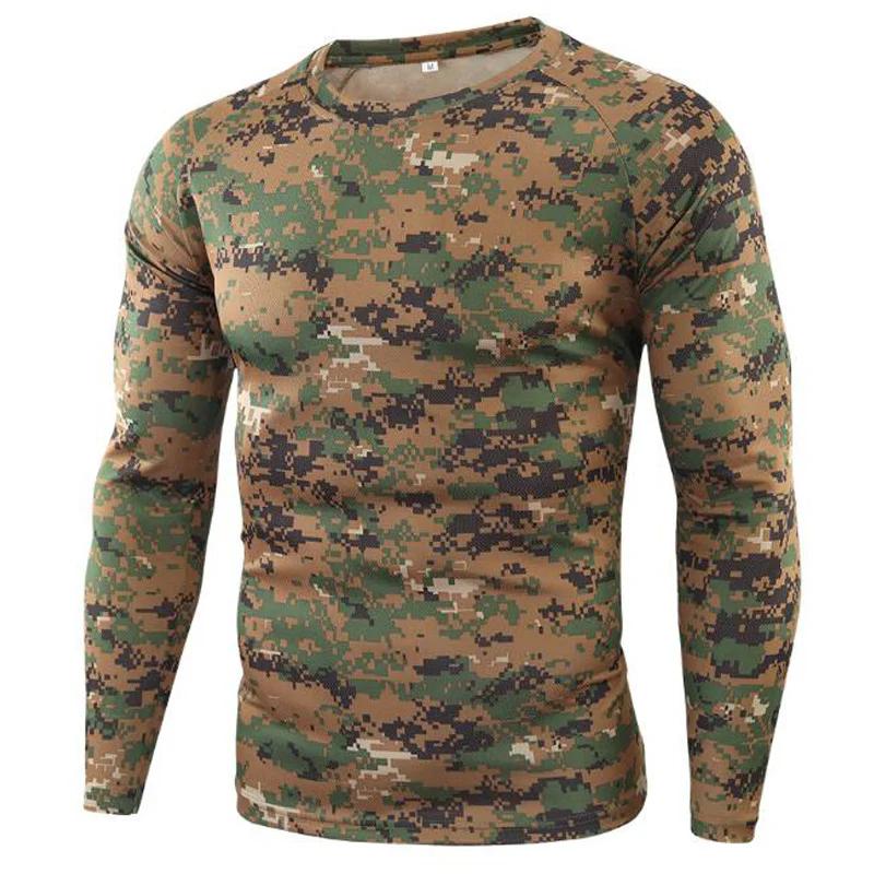 Summer Men s Long Sleeved Printed Camouflage Clothing for Casual Comfort and Fashion S