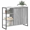 Side Cabinet Grey Sonoma 96.5 X 30 X 75 Cm Particleboard