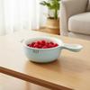 Modern Double-layer Fruit Washing Basket Space-saving Thickened Berry Cleaning Bowl Hanging with Handle Rice Basin Snack
