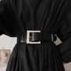 Pu Modern Black Womens Waist Belt For Summer Fashion Ideal For Dresses Blouses And