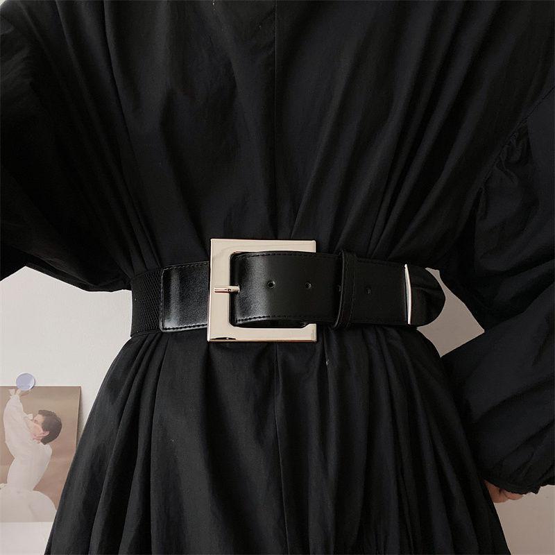 Pu Modern Black Womens Waist Belt For Summer Fashion Ideal For Dresses Blouses And