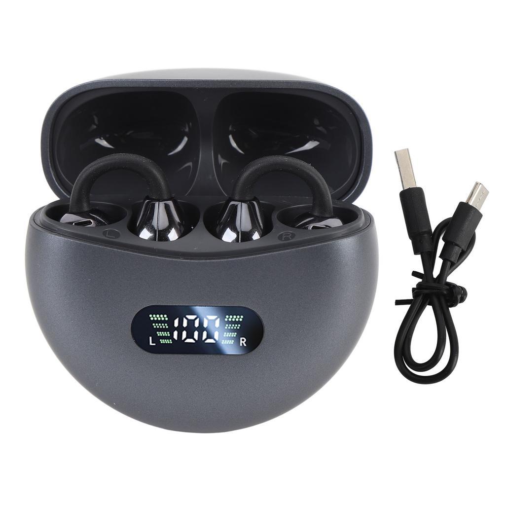 Căști intraauriculare pentru traducere de limbi străine, 144 de limbi online, Bluetooth 5.49, căști pentru traducere, gri fier