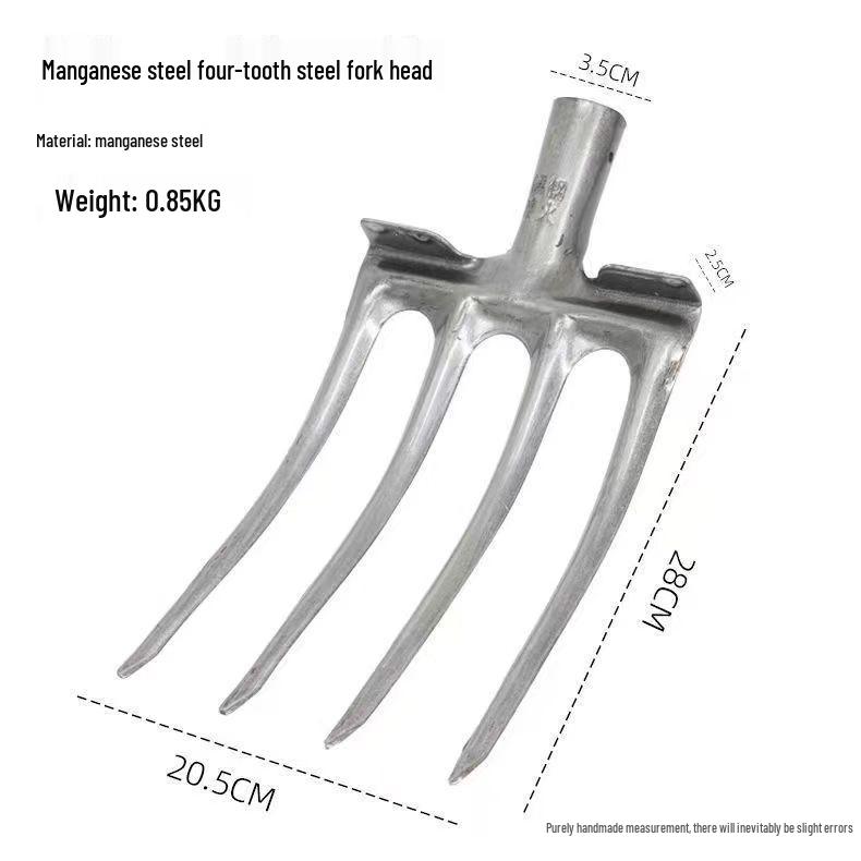 Agricultural Heavy-Duty High Manganese Steel Fork for Soil Loosening and Digging