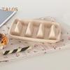 10/20Pcs Disposable Taco Holders for Parties Sturdy Taco Tray Holder with Dividers Eco-Friendly Taco Plates Packaging Box for Events Taco Bar Serving