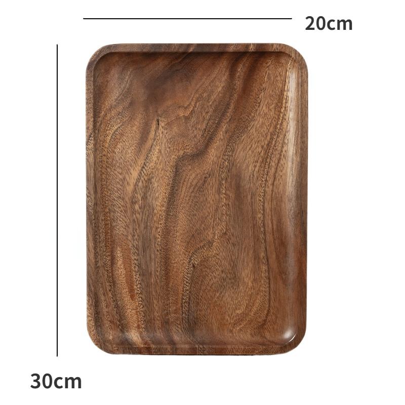 Japanese Acacia Wood Tray Solid Wood Tea Tray Serving Tray Coffee Afternoon Tea Tray Kitchen Supplies