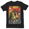 Marvel Comics Rockband Kiss In The Flames Stripverhaal Cover T-shirt Nieuw Unisex T-shirt