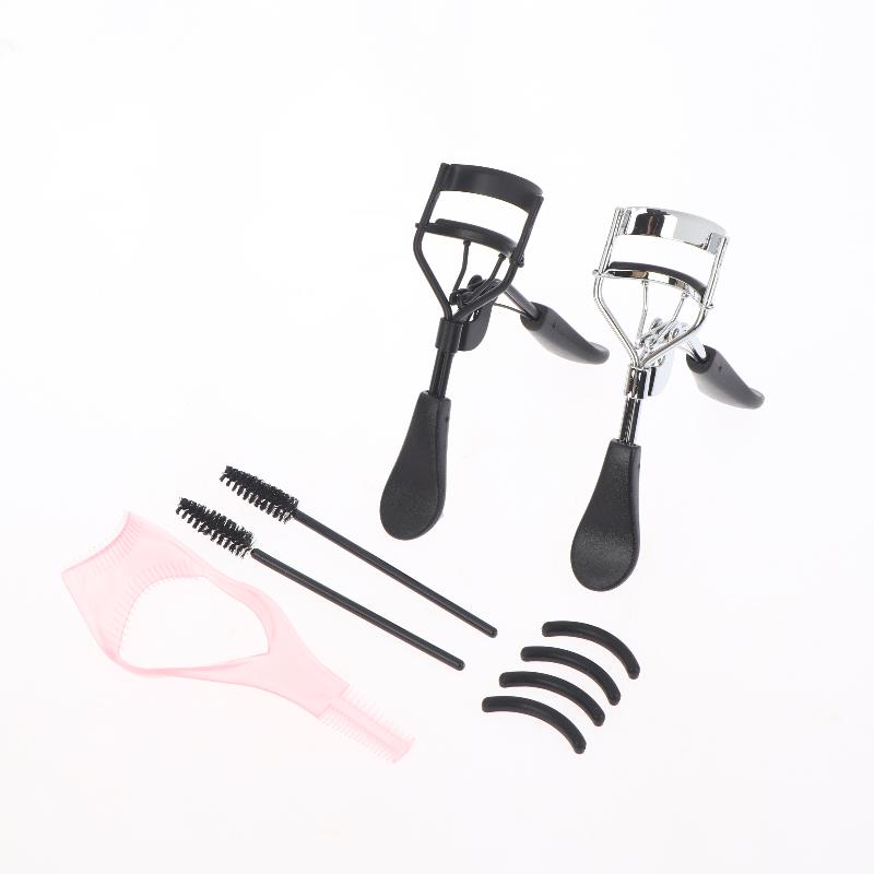 8-teiliges Wimpernwickler-Set mit Ersatzpolstern Für Frauen Wimpernwellen Wimpernhilfe Wimpernbürste Make-up-Werkzeug