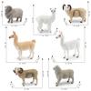 Realistic Farm Animal Sheep Model Set Featuring Seven Adorable Static Figures