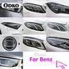 2Pcs Car Covers Headlight Protective Film For Mercedes Benz E W213 C W205 A W177 CLS C257 CLA C118 GLA X156 Sticker Accessories