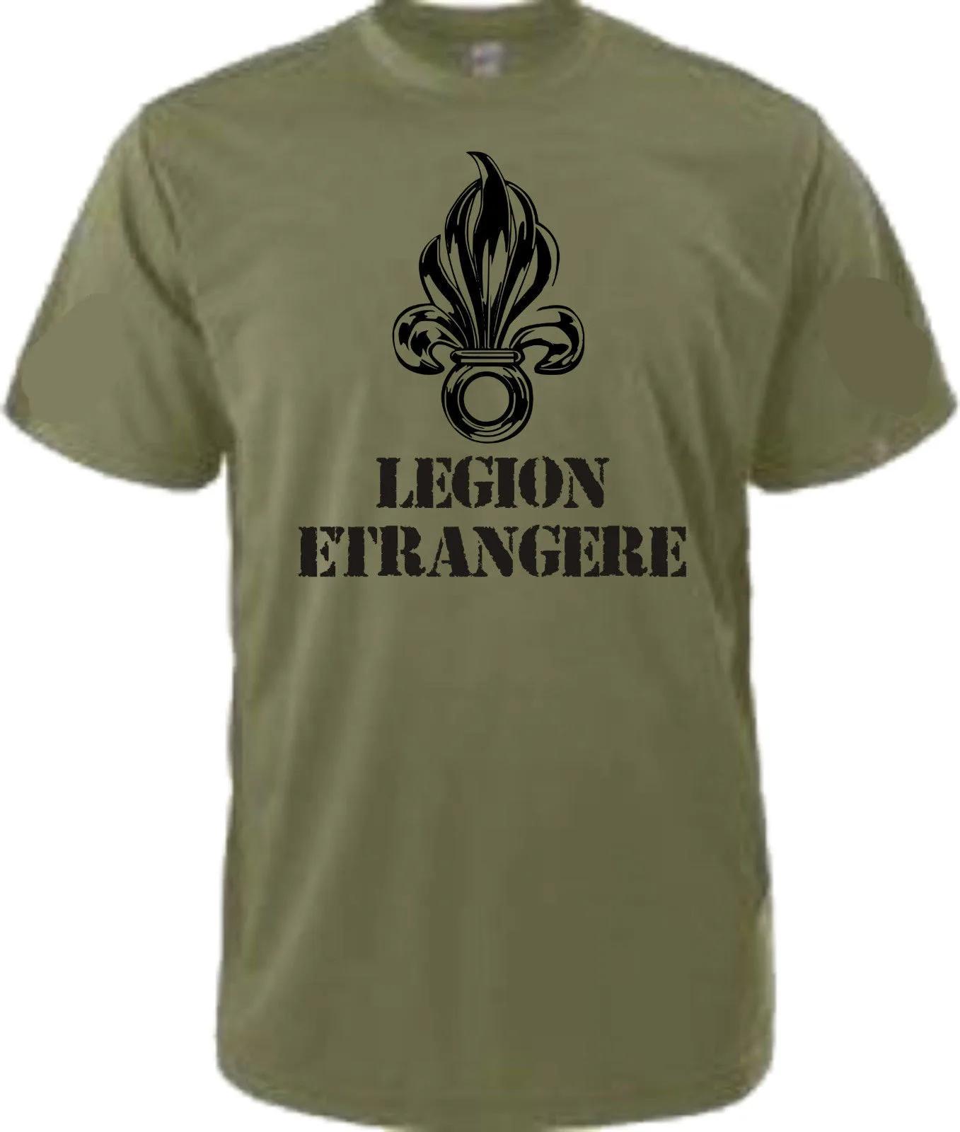 

France Foreign Legion Soldiers Infantry TShirt 100 Cotton ONeck Summer Short Sleeve Casual Mens Tshirt Size S3XL 4XL
