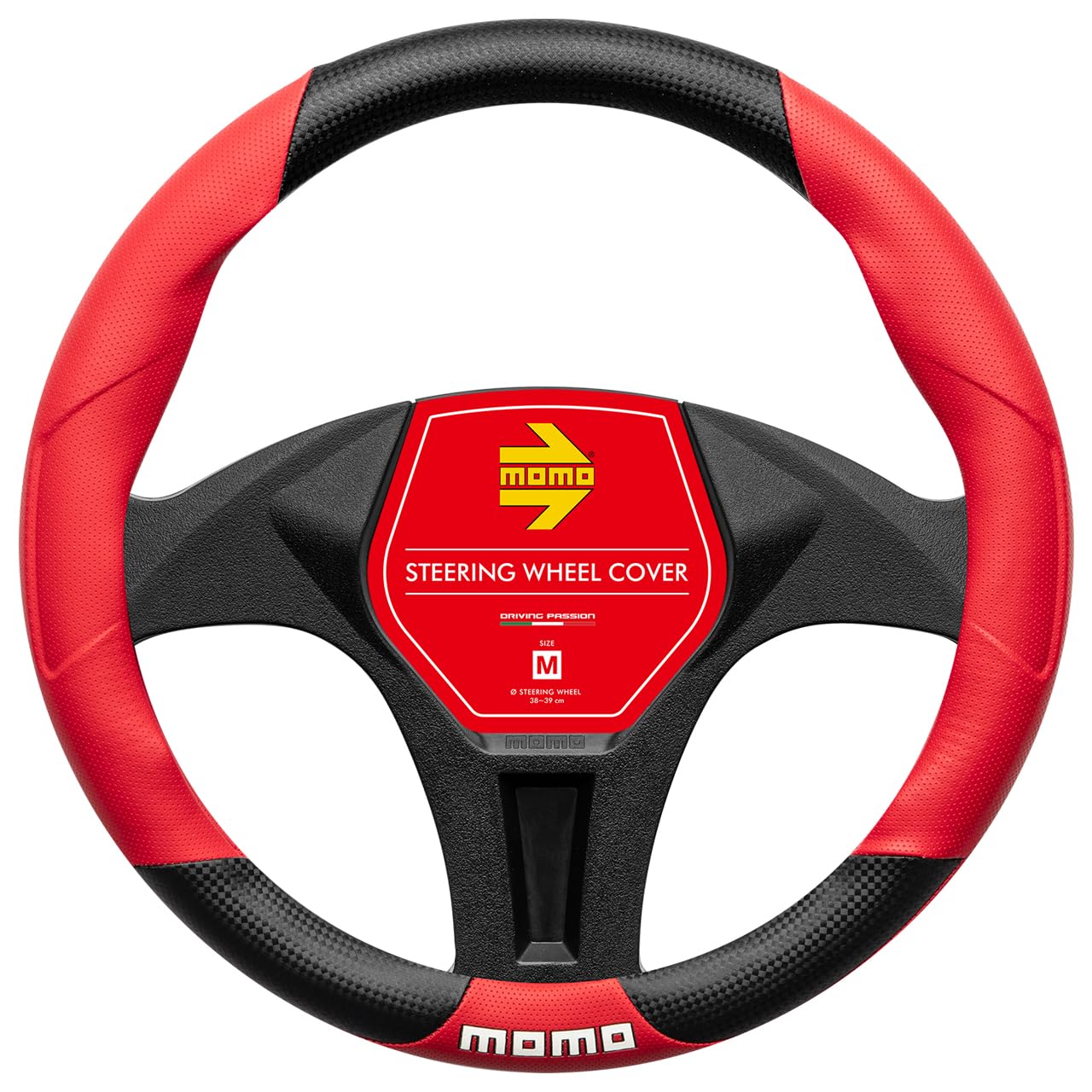 

MOMO TUNING Steering Wheel Size Red Cover, Italy, Milan, M,