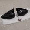 2X M Style Glossy Black Rearview Mirror Cover Caps For Ford Fiesta MK7 2009-2018