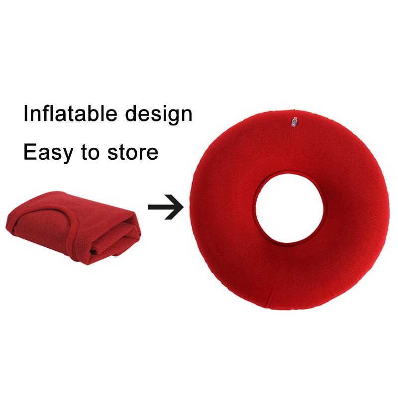 Medical Seat Ring Inflatable Support Chair Pillow Hip Hemorrhoid Round Pad Taste Fashion