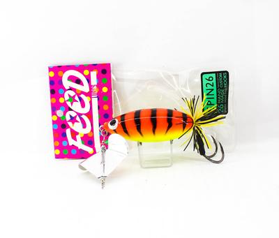 Feed Spin 26 Hand Made Wood Frog Floating Lure 26 Grams 9 (1009)