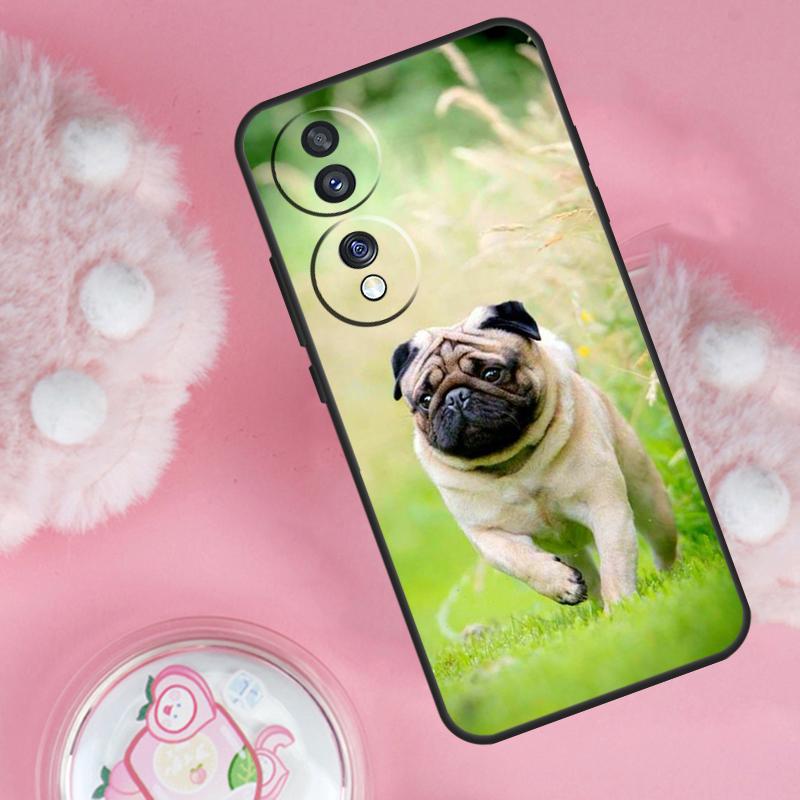 Pug Dog French Bulldog Case For Honor Magic 6 5 7 Lite Honor 200 Pro 50 70 90 Lite X9b X9a X8b X8a X8 X9 X9c Cover