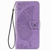 Butterfly Leather Flip Case For Vivo Y21D Y21 Y27 Y39 Y35 Y16 V30 V40 Y29 Y18 Y28 Y04 Y70 V23 5G V25 V29 V60 Lite V27 Y17S Y31 Y36 Wallet Cover