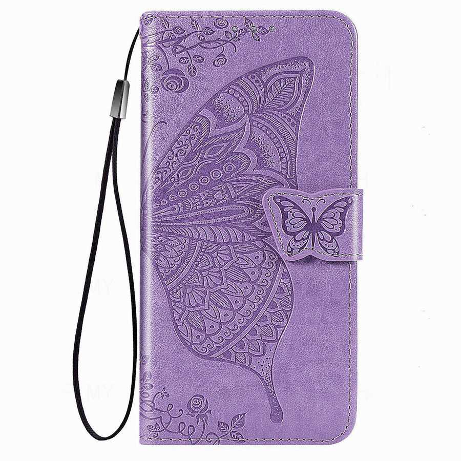 Butterfly Leather Flip Case For Vivo Y21D Y21 Y27 Y39 Y35 Y16 V30 V40 Y29 Y18 Y28 Y04 Y70 V23 5G V25 V29 V60 Lite V27 Y17S Y31 Y36 Wallet Cover