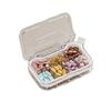 4/7 Grids Portable Pill Box Damp-Proof Food-Grade Sealed Pill Dispenser Large Capacity with Handle Travel Medicine Case