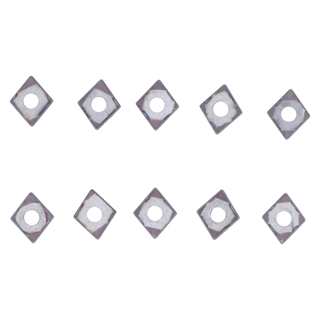 10Pcs CNC Turning Inserts Carbide Blade Replacement Lathe Metal Cutting Tool CCMT09T304