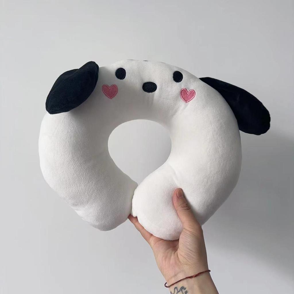 Urocza poduszka podróżna w kształcie litery U: Podróż, Drzemka w biurze, Kreskówkowa pluszowa poduszka pod szyję