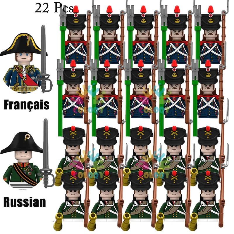 New Kids Toys Napoleonic Wars General Soldier Building Blocks Imperial Navy Mini Action Figures Toys For Kids Birthday Gifts