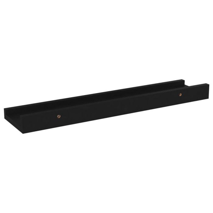 VidaXL Étagères murales 4 pcs Noir 40x9x3 cm