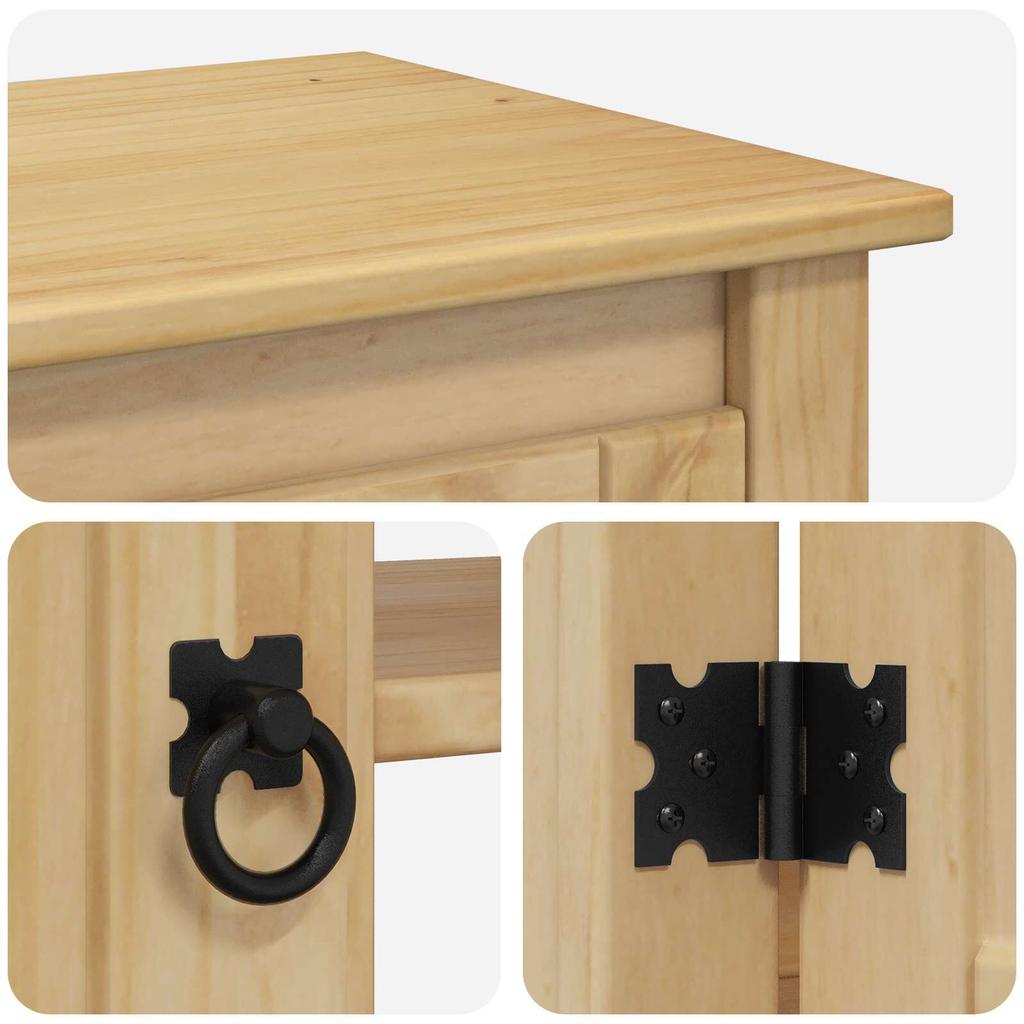 vidaXL CORONA Aquarium Stand - Brown, 101.5 x 37 x 73 cm