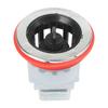 White Plastic Drain Cover 6 7 3cm for Sewer Block and Debris Filtration