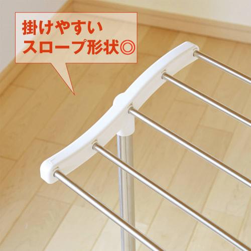 Heian Shindo Kogyo Stainless Steel Bath Towel Hanger, 1kg Capacity X 5, 76cm Wide, STH-20