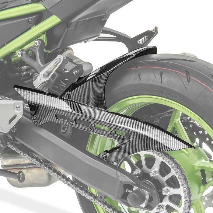 Garde boue arrière / leche roue pour Kawasaki Z 900 17-24 Zaddox Look carbone