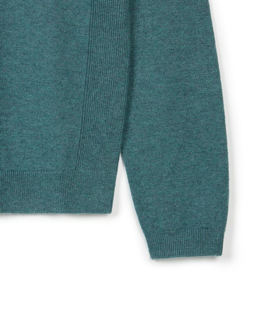 USPOLOASSN Merino Wool Round Knit_Melange Green