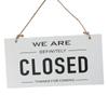 Double Sided Hanging Sign With Ring Open and Closed Club Business Sign  Shop