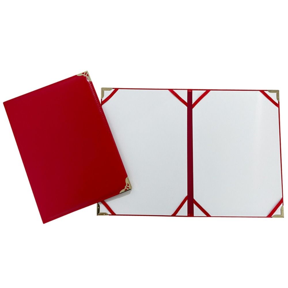 Hosted Speech A3 A4 Art Paper Hardcover Signing Contract Certificate Protector  Ceremony
