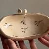 Bain d'oiseaux extérieur Bain d'oiseaux en résine avec ornement d'oiseau Décoration de bol d'arrosage et de nourriture pour oiseaux pour jardin extérieur Cour Patio