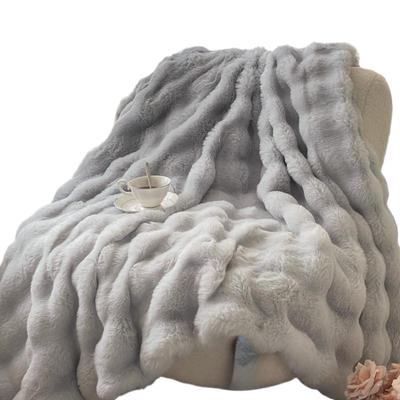 Bubble Velvet Double-layer Thick Nordic Style Blanket