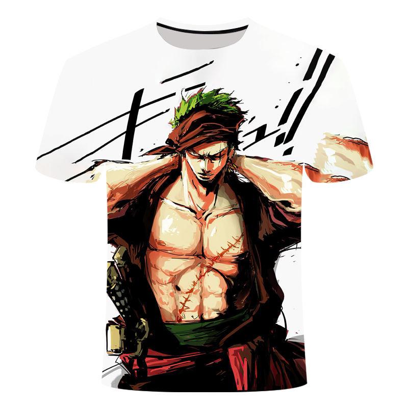 

One Piece New Anime 3D Printed Casual Fashion Cool Футболка с круглым вырезом для учеников начальной и средней школы 6XL