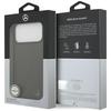 Etui Mercedes Leder Großer Lorbeerblatt Magsafe Für Iphone 17 Pro Max Anthrazit