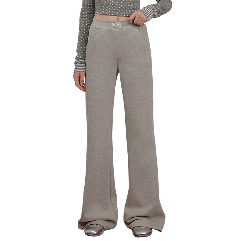 

UNIFREE American Retro High-Waist Bootcut Casual Pants L