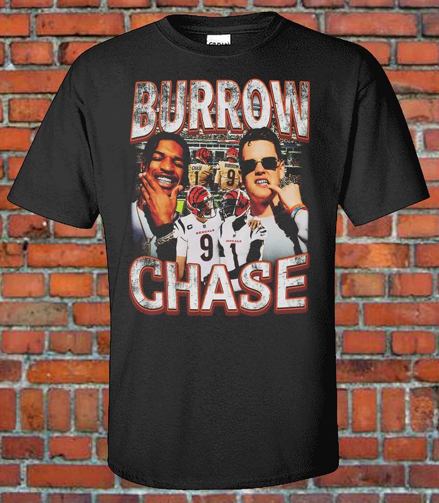 Burrow and Chase 90s Style Bootleg Graphic Tee Exclusive S