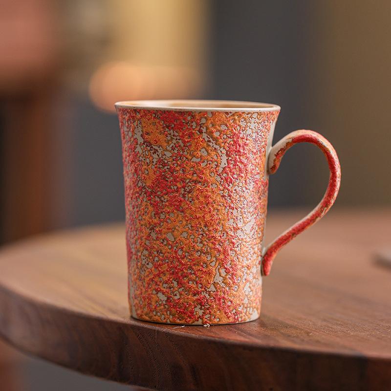 Nordic Style Ceramic Coffee Cup Afternoon Tea American Latte Latte Flower Cup Creative Mug Household Cup