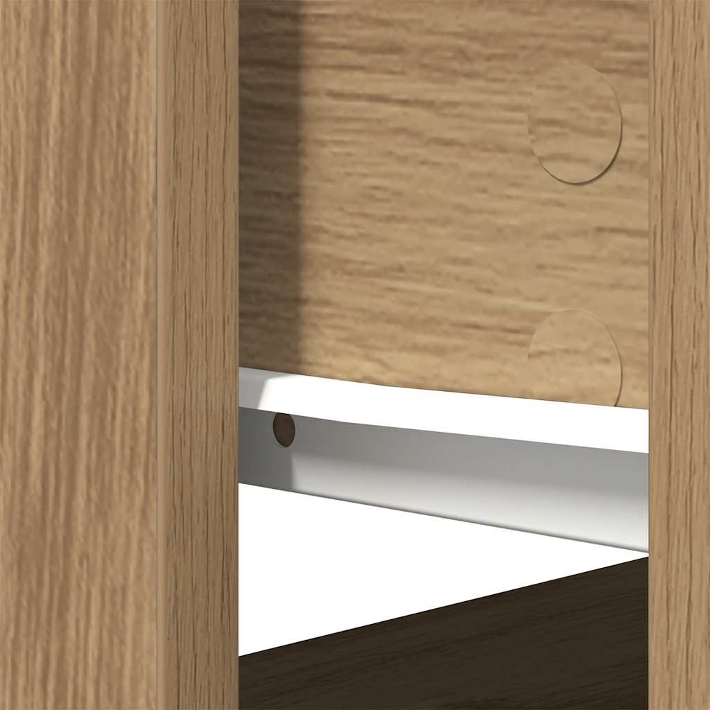 Console Table with Drawers Artisan Oak 85.5 x 38.5 x 74.5 cm