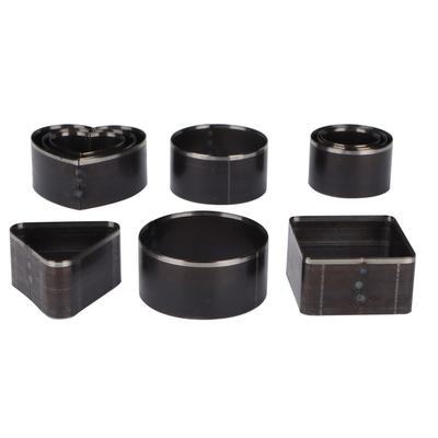 10-teilige Lederschneideform B020 Stanzschablone aus Kohlenstoffstahl mit mehreren Formen