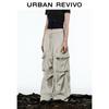 Women's Casual Cargo Straight-Leg Trousers