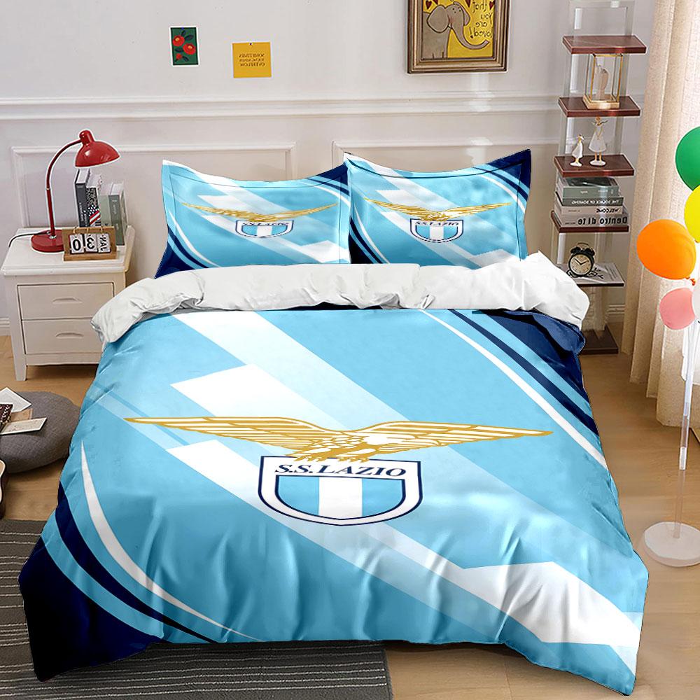 Aquila e logo SS Lazio. Set lenzuola Set copripiumino Copripiumini Federe(1 * Copripiumino 2 * Federe senza imbottitura per piumino)